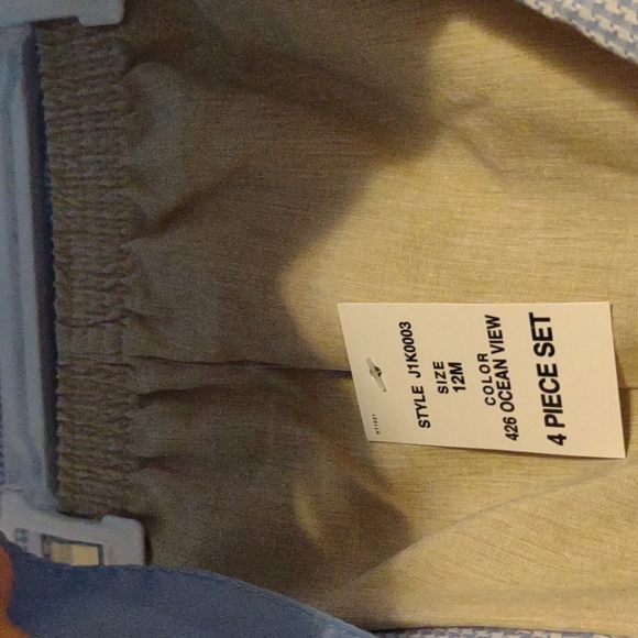 Young Kings by Steve Harvey 4 piece suit-vest,shirt,tie,jacket size 12 months - Picture 6 of 11